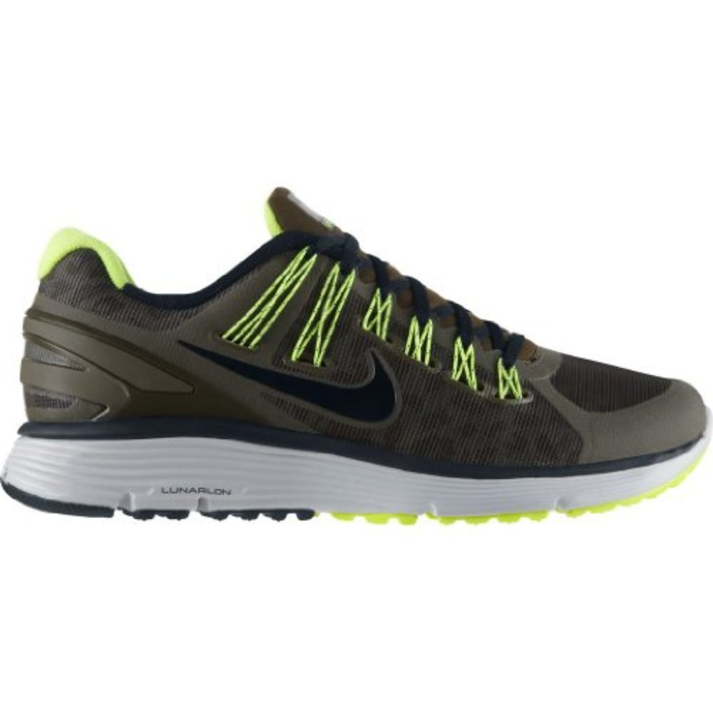 NIKE Lunar Eclipse 3 Shield Sneakers Size 10.5 green and black